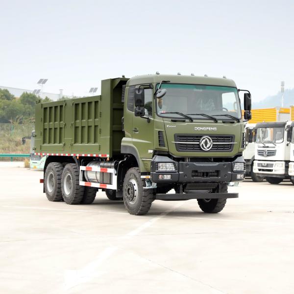 Used Dongfeng 6x4 Dump Tipper Truck Good Condition Cargo Tank Dimension 5600x2300x1400