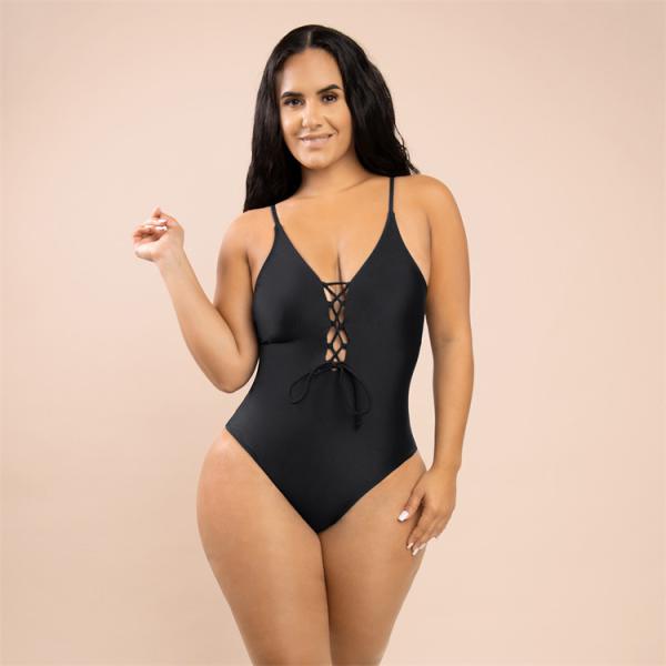 AS SHOW HEXIN one piece sexy bikini shapewear swimwear with Customized Logo Printing