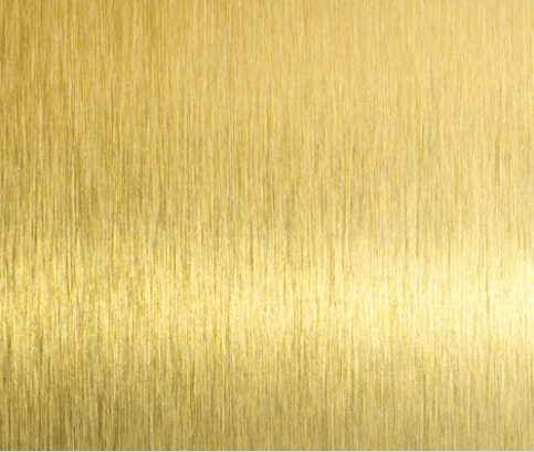 Золотым покрашенная желтым цветом поверхность ГЕКТОЛИТРА плакировкой вакуума листов нержавеющей стали