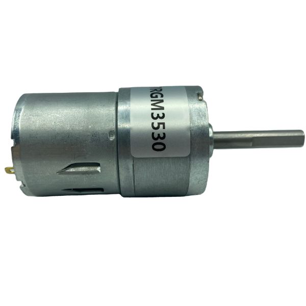 FT-37RGM3530 37mm Diameter Gearbox DC 12V High Torque Center Output Shaft Gear Motor