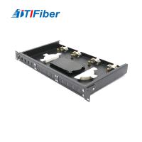 Tipo fijo caja terminal de 19 pulgadas de la fibra óptica con el simplex portuario 12