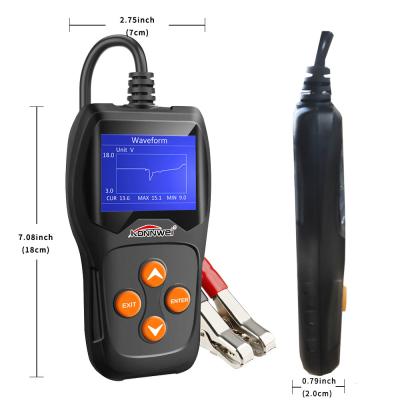 12 volts de analisador automotivo KW600 do verificador da bateria para o teste de carregamento de colocação em marcha
