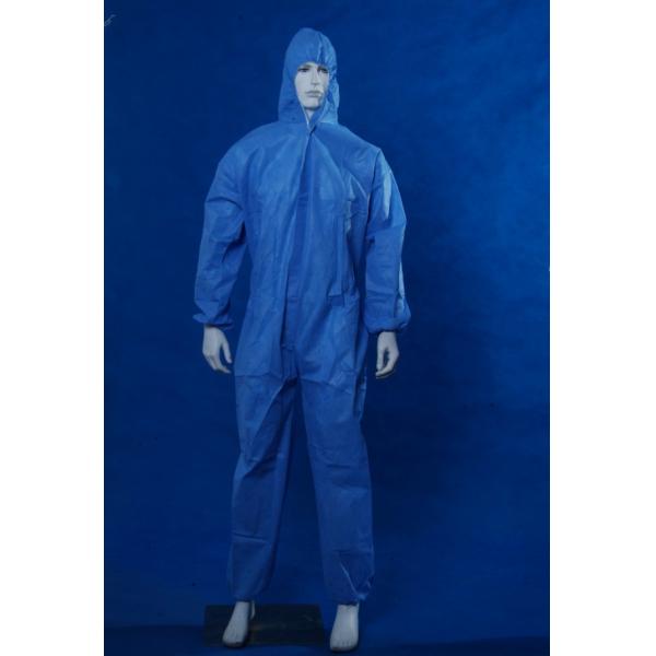 Non Woven Disposable Protective Coveralls Disposable Dust Suits Latex Free