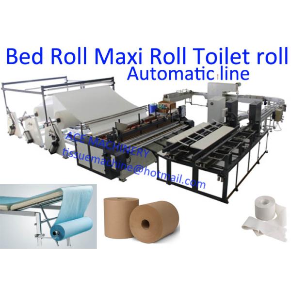 CE Φ76mm Maxi Toilet Tissue Paper Roll Making Machine