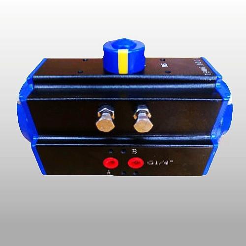 Silver Color Single Action Pneumatic Actuator Quarter Turn Spring Return OEM