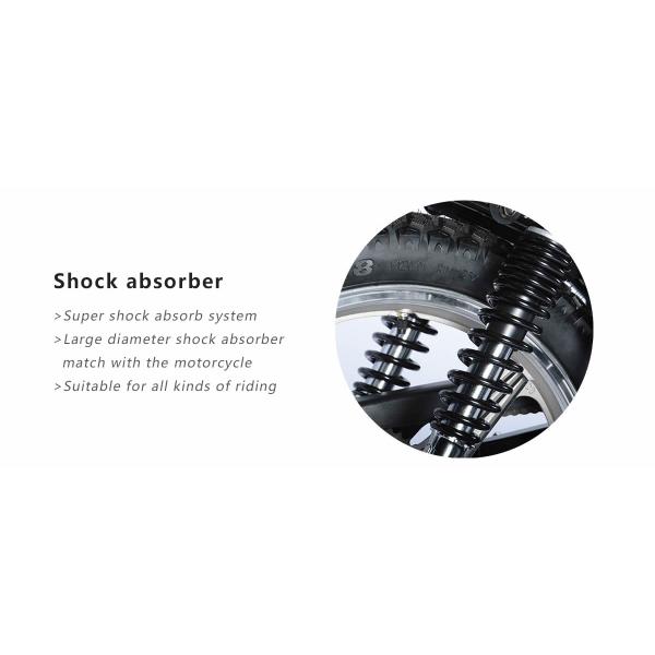Anti - Skid Tire Gas Powered Motorbike Strong Alloy Wheel Wire Secure Electric System