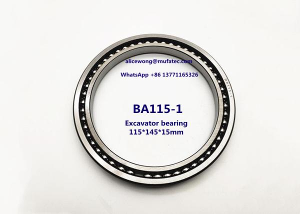 Excavadora BA115-1 com rolamento de bola de contacto angular de secção fina, com 115*145*15 mm
