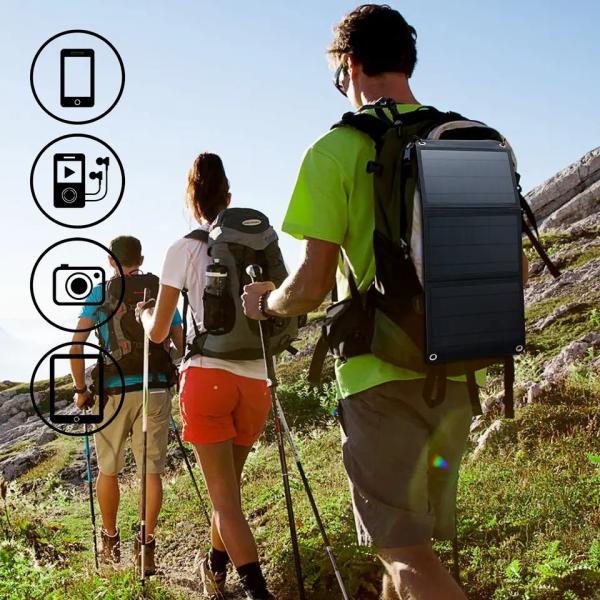 Mini Foldable Solar Panel 120w For Smartphone / Camera / PSP / Power Bank