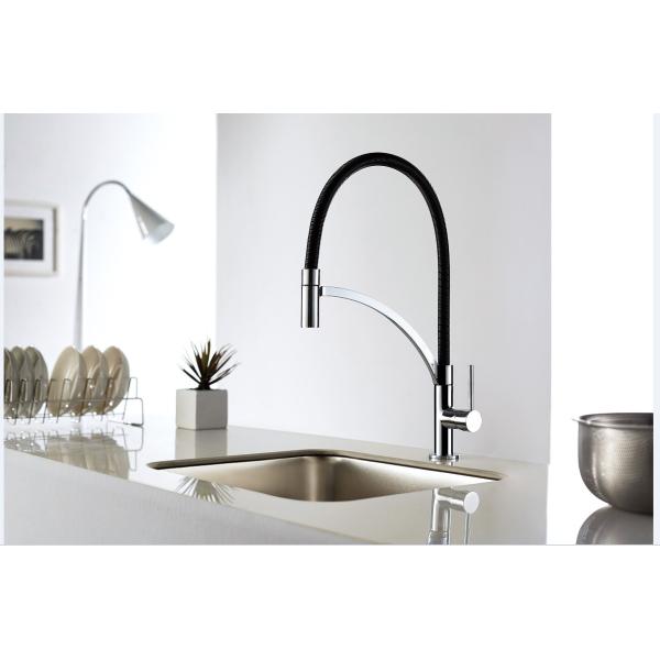 Stainless Steel Spring Kitchen Mixer Faucet