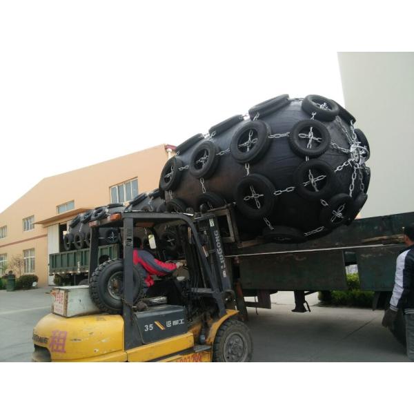 Ship Barge Marine Pneumatic Rubber Fender ISO17357 Approved