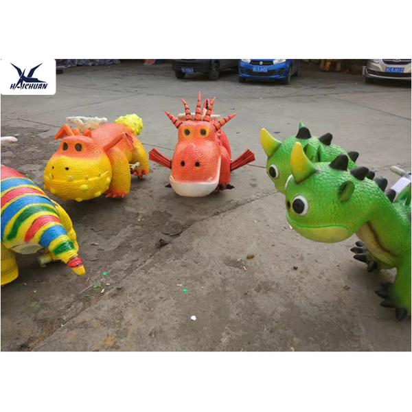 Kiddie Rides Animatronic Motorized Cartoon Animal Scooters Playground Toy Car