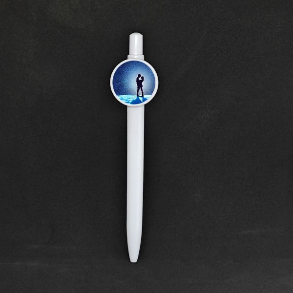 Custom Logo Blank Sublimation Plastic Ball Point Pen For Advertising Office School