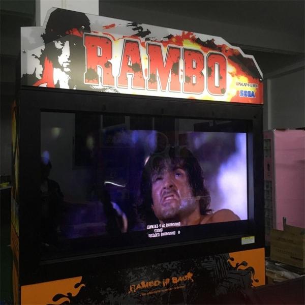 Coin Operated Upright Video Game Machines , Gun Shooting Commercial Gaming Machines