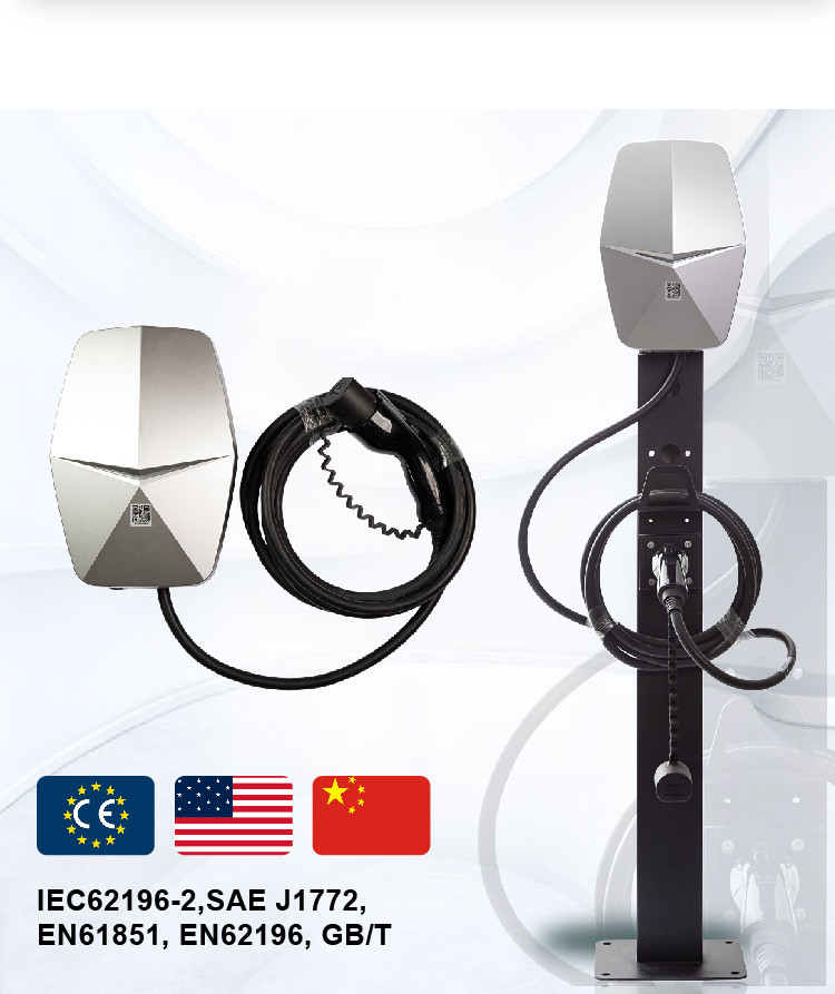 EVCOME голодают заряжатель OCCP 1,6 уровня 2 Ev домашний 1 тип 2 IEC62196-2 7KW 11KW 22KW SAE J1772