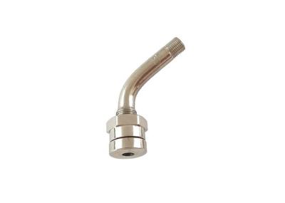 Trucks Cap Brass Tire Valve Nickel Plated TR543D  Brass Bend 60° O Ring Seal