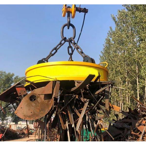 Custom Hydraulic Excavator Magnet ,  Round Scrap Lifting Magnet For Crane Forklift