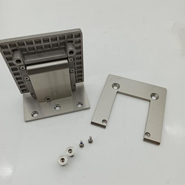 Мягкое закрытие из нержавеющей стали 304 Гидравлическая стеклянная дверная застежка Душевой панцирь на 90 градусов