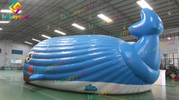 SGS Inflatable Water Park Whale Island Aqua Park Customized Theme Promotion