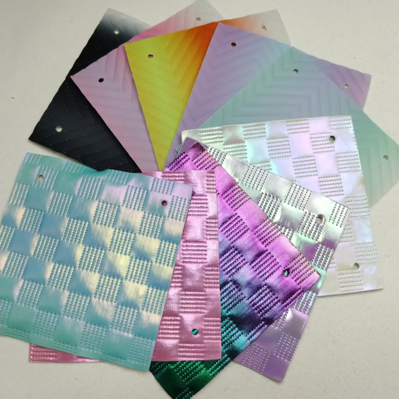 Metal Pvc Synthetic Leather for Making Handbag and Phonecase