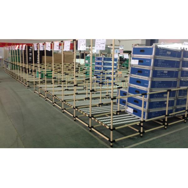 Heavy Duty Steel Pipe Racking System Storage PE Pipe Shelves For Electronic Warehouse