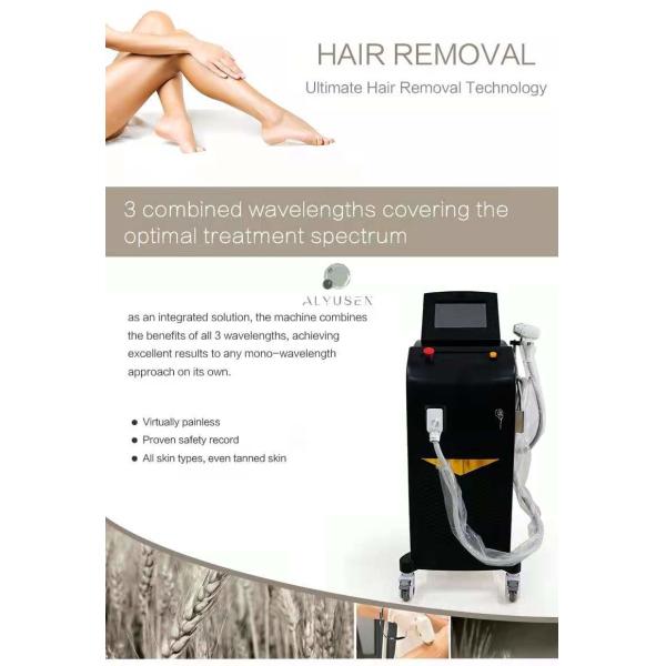 160J Yag Hair Removal Machine , Laser Hair Removal Ice Machine For Flawless Skin