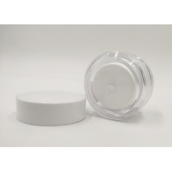50g PET Face Cream Jars Screw Cap Type Or Customized