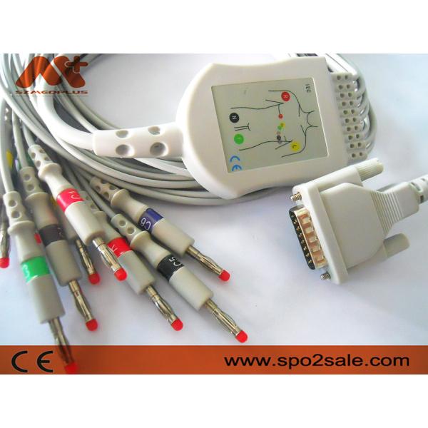 Сразу соедините кабель SE-1010 Pin кабеля 15 Edan ECG, SE-1212, SE 601