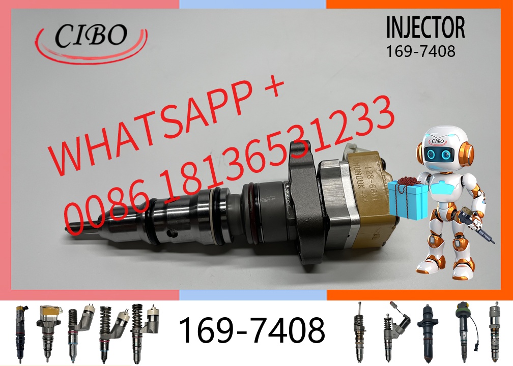 original 169-7408 Common Rail Fuel Injector for 3126 3126B 3126E Excavator Diesel Engine Replacement for OEM 222-5967 0R-9349 171-9710 173-9380 original new injector
