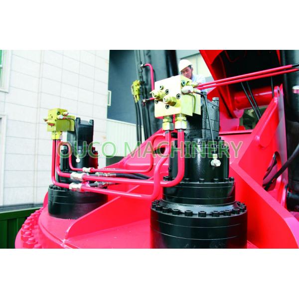 Red Color Telescopic Boom Truck Mounted Crane Lifting Equipment Large Capacity