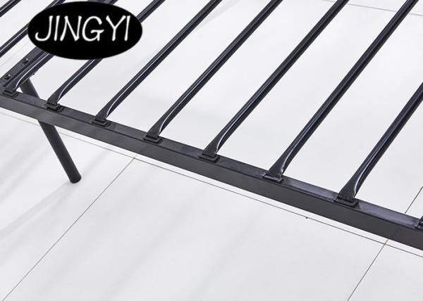 King Platform Black Steel 120CM 150CM Modern Metal Bed Frame