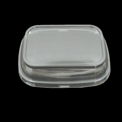 Custom Food Grade Clear PET Blister Lid Snap On Leakproof Cover for Secure Sealing
