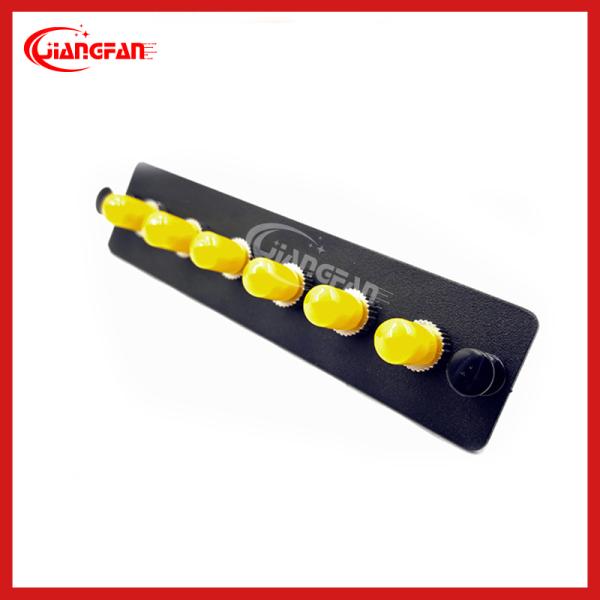 6 Port Optical Fiber Distribution Frame ST Adapter Metal Panel