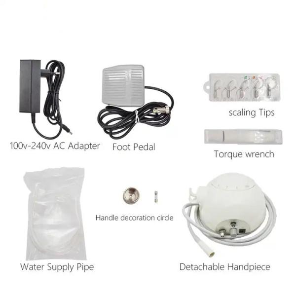 EMS ultrasonic dental scaler Electricity Tooth Cleaner Dental Ultrasonic Scaler light handpiece material Plastic