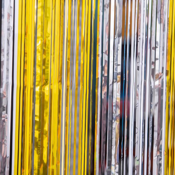 Tassel Rain Curtain Gold Foil Fringe Curtain For Vibrant Birthday Party Decor