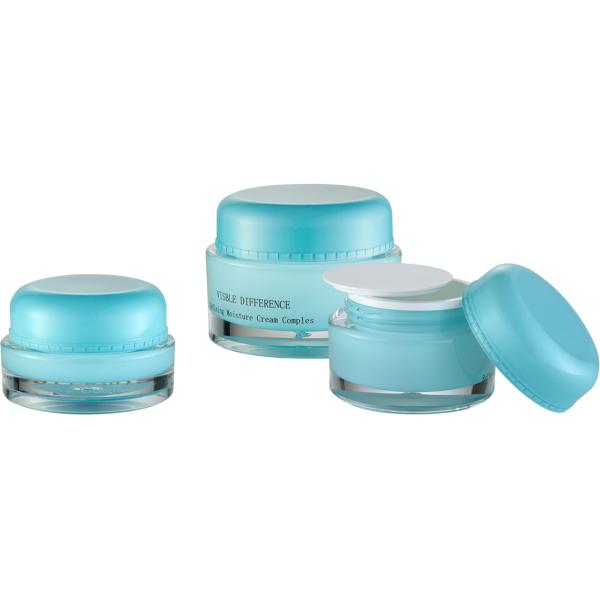 JL-JR801 PMMA / PP Acrylic Cream Jar Bulk 15ml 30ml 50ml