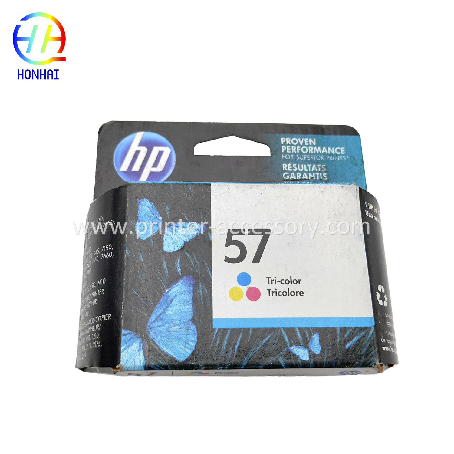 HP 57 C6657AA Оригинальный трехцветный картридж для HP DeskJet F4100 450 9600 PhotoSmart 100 7000
