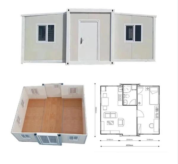 Movable Prefab Expandable Container Modern Home Luxury Villa Expandable Shipping Container