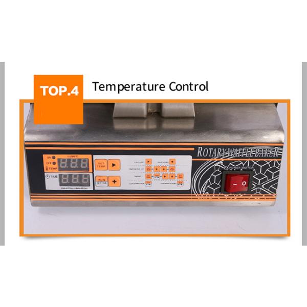 Electric 1.2kw Auxiliary Kitchen Equipment For Waffle