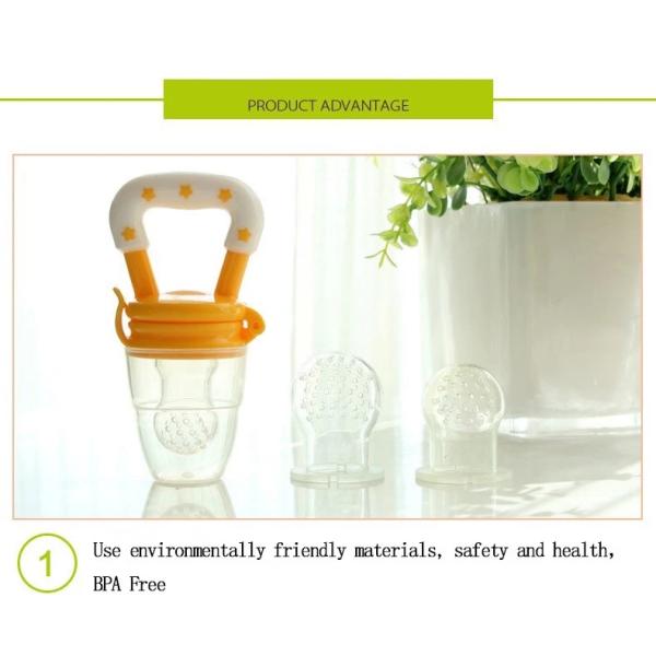 Silicone 3 6 Months Baby Infant Teethers Fruit Pacifier Newborn Silicone Pacifier BPA Free