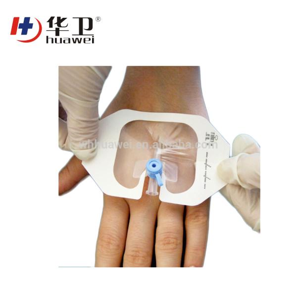 Transparent I.V. Cannula Dressing with paper frame
