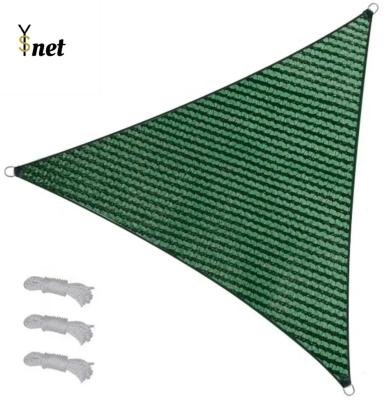 Triangular Sunshade Sail 180gsm Cooling Sunshade Canopy HDPE New Material Outdoor Garden Sunshade Net