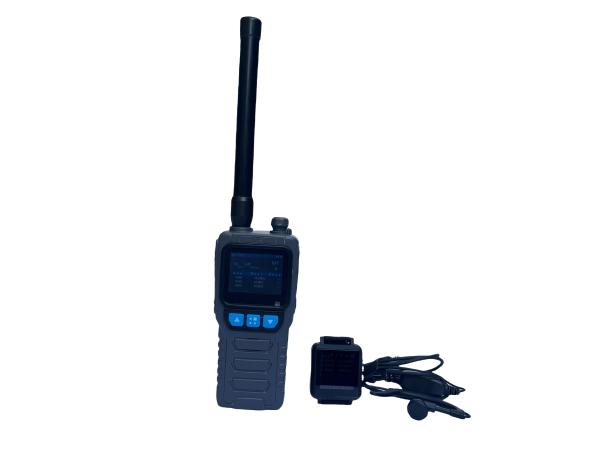 Advanced Portable Drone Detection and Wristband Information Receiving Terminal with Spectrum Sensing Technology