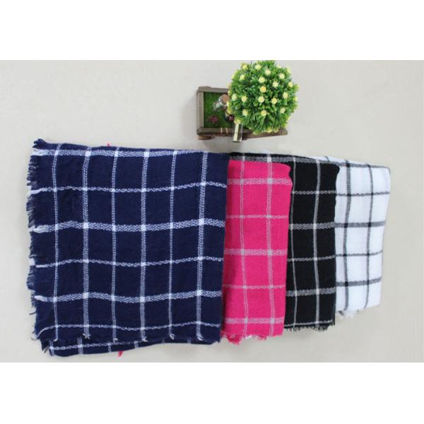 239g 140*140cm 100%Acrylic Woven Plaid Square Poncho hot sale new style keep warm fashion scarf