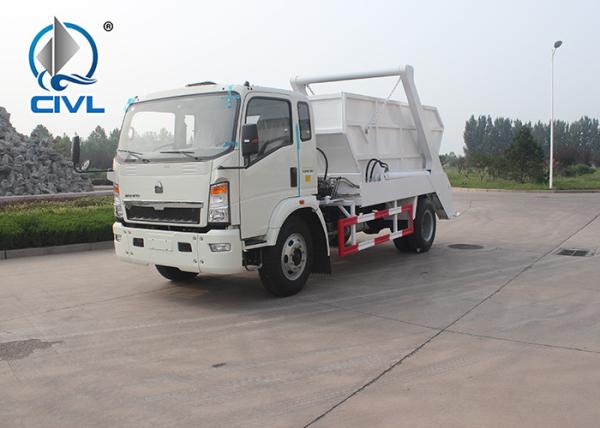 EuroIII 4x2 HOWO brand Light Hork Arm Garbage Truck Collection 5M3 Q235 Material 190HP