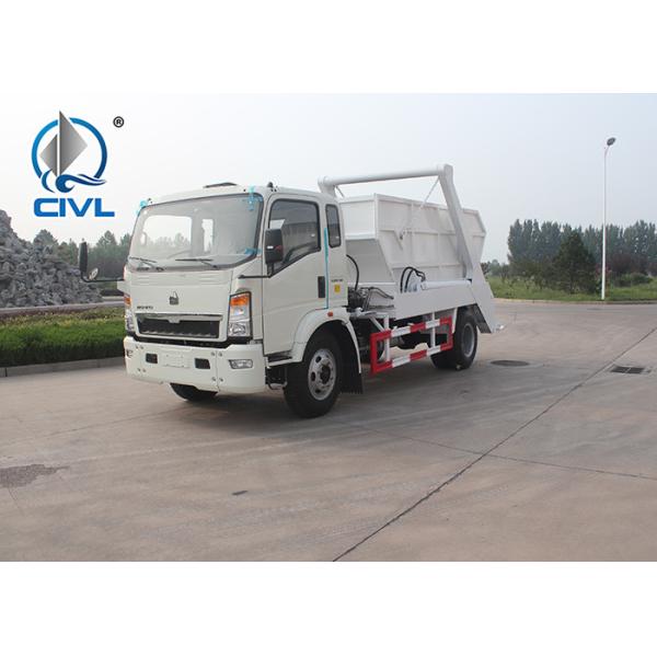 Arm Swing Waste Collection 6 Cbm Garbage Compactor Truck