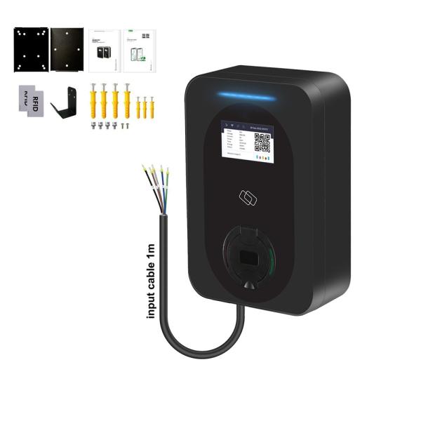 7KW 11KW 22KW OCPP 1.6 Version Wall Mounted EV Charging Station For GBT Type1 Type2 Tesla Car
