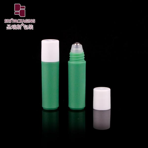 Eco Friendly PP Roll On Bottle White Screw Cap Stainless Steel Roll On Container Customization Available For