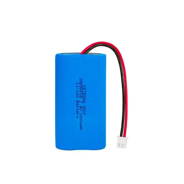 Massage Equipment 19.24Wh 2600mAh 7.4V 18650 Power Pack