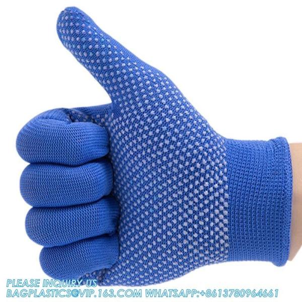 PVC Dotted Gloves PVC Dispensing glove Wear-Resistant Amd Anti-Skid Labor Protection Adhesive Gloves For Men And Women