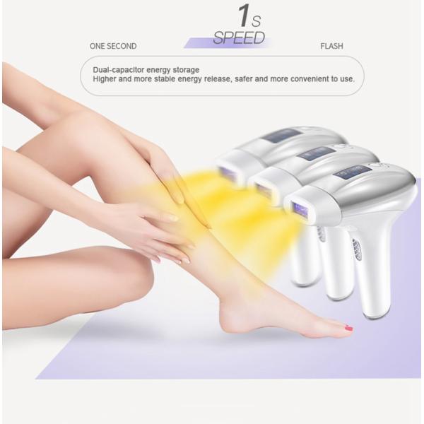 White ABS IPL Permanent Hair Removal Laser Machine 500000 Times Laser Flash